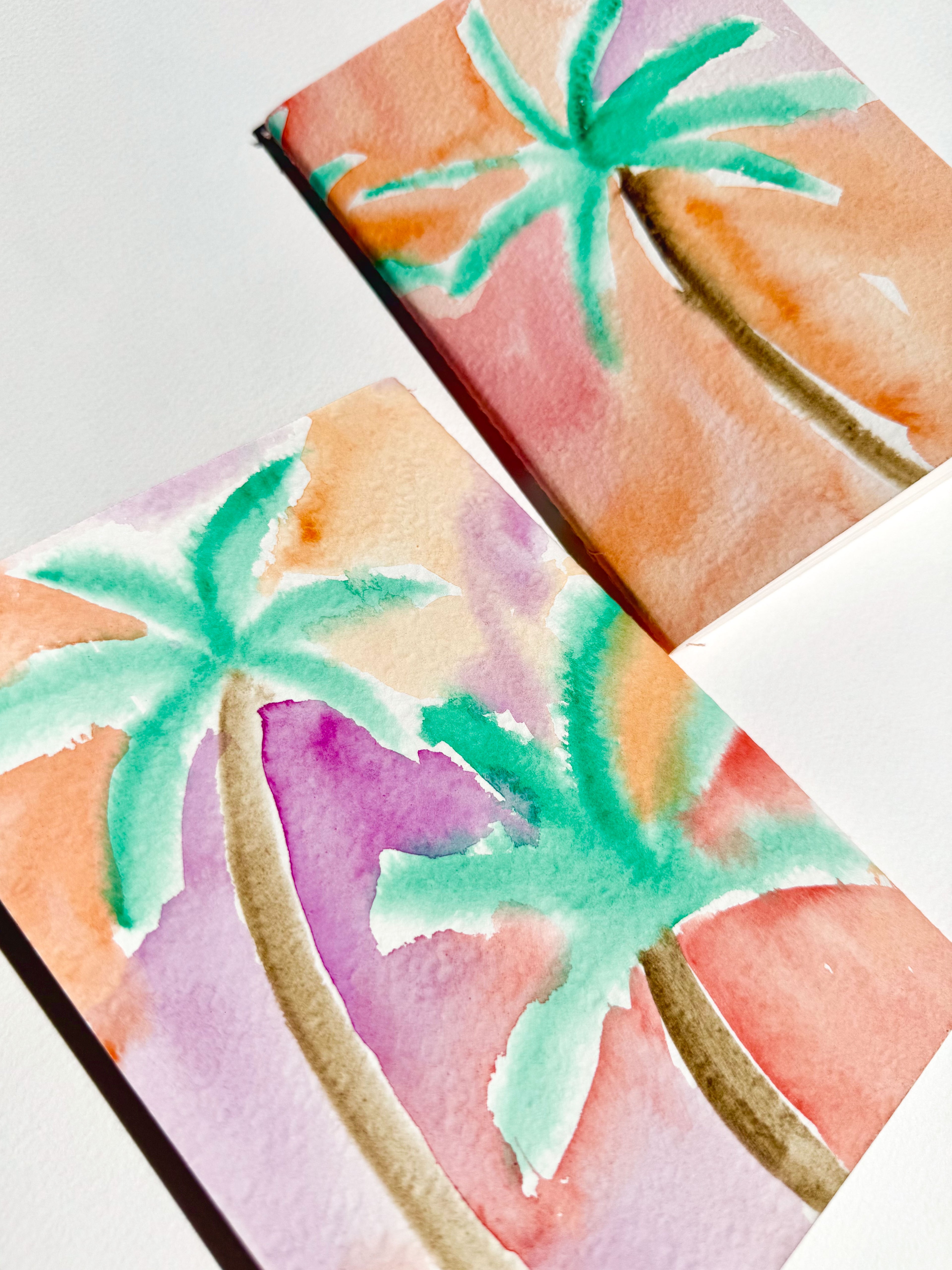 Hand-Painted Soft Cover Notebook – Mojito