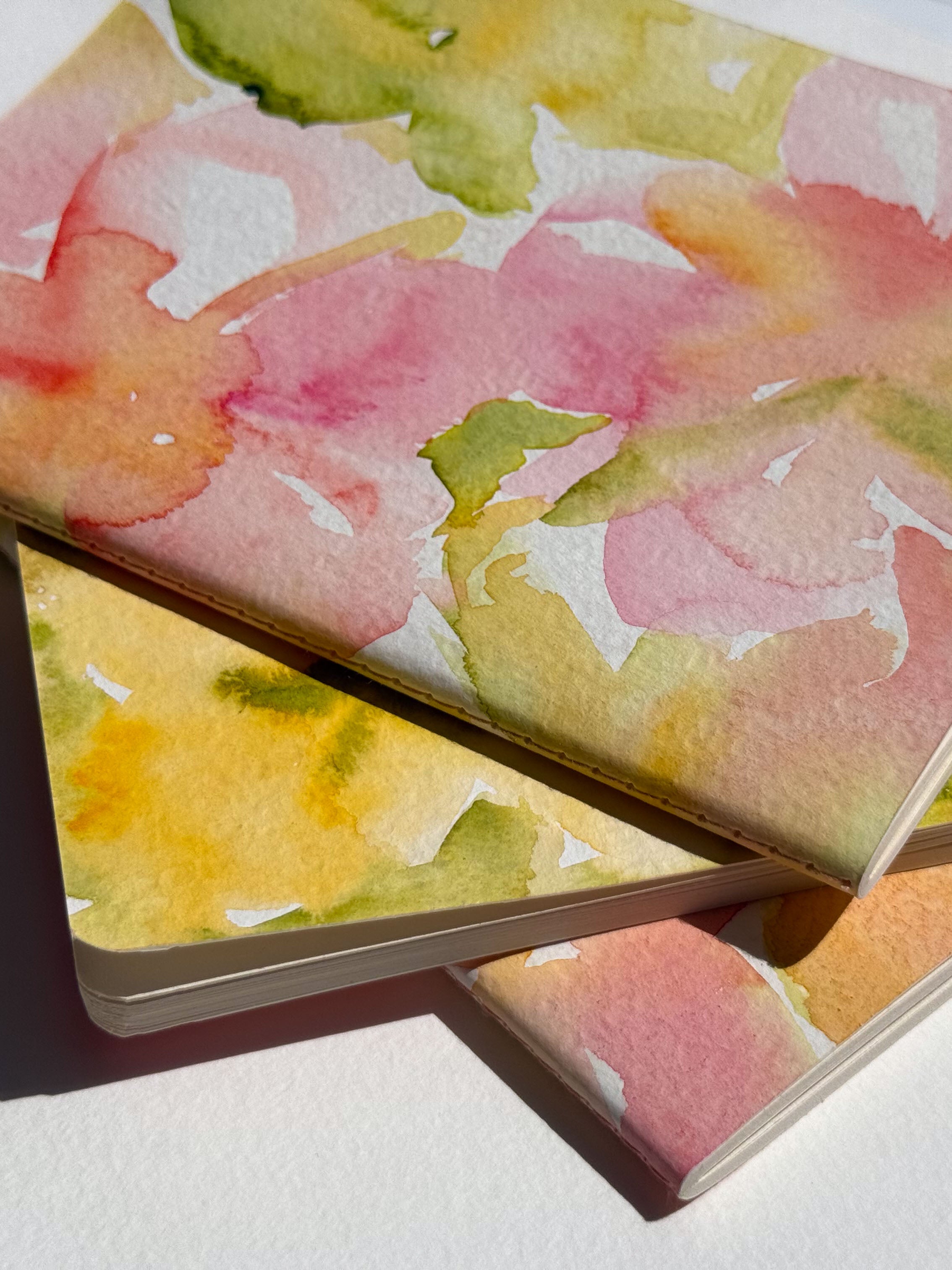 Hand-Painted Soft Cover Notebook – May Garden
