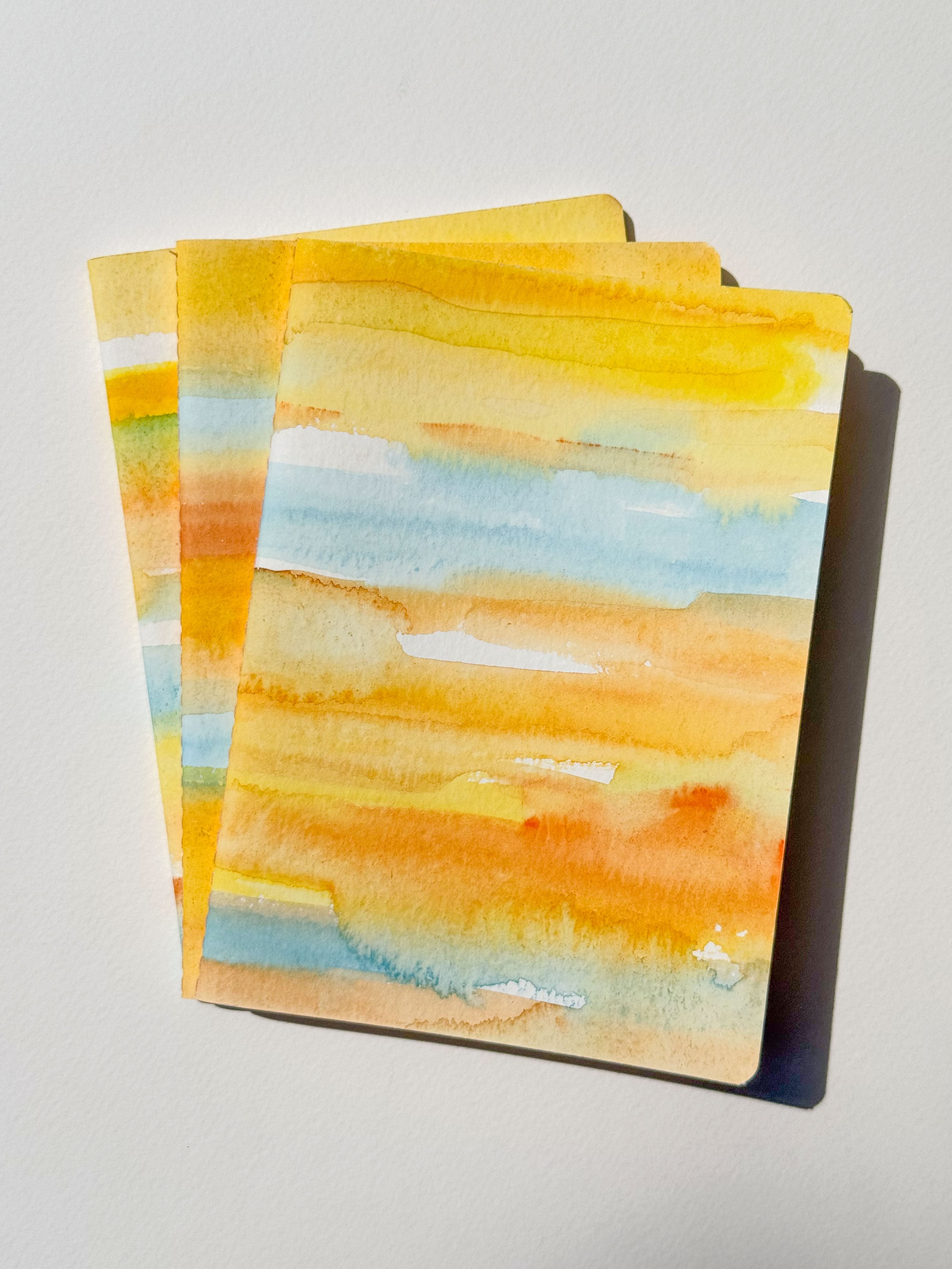 Hand-Painted Soft Cover Notebook – Sunshine