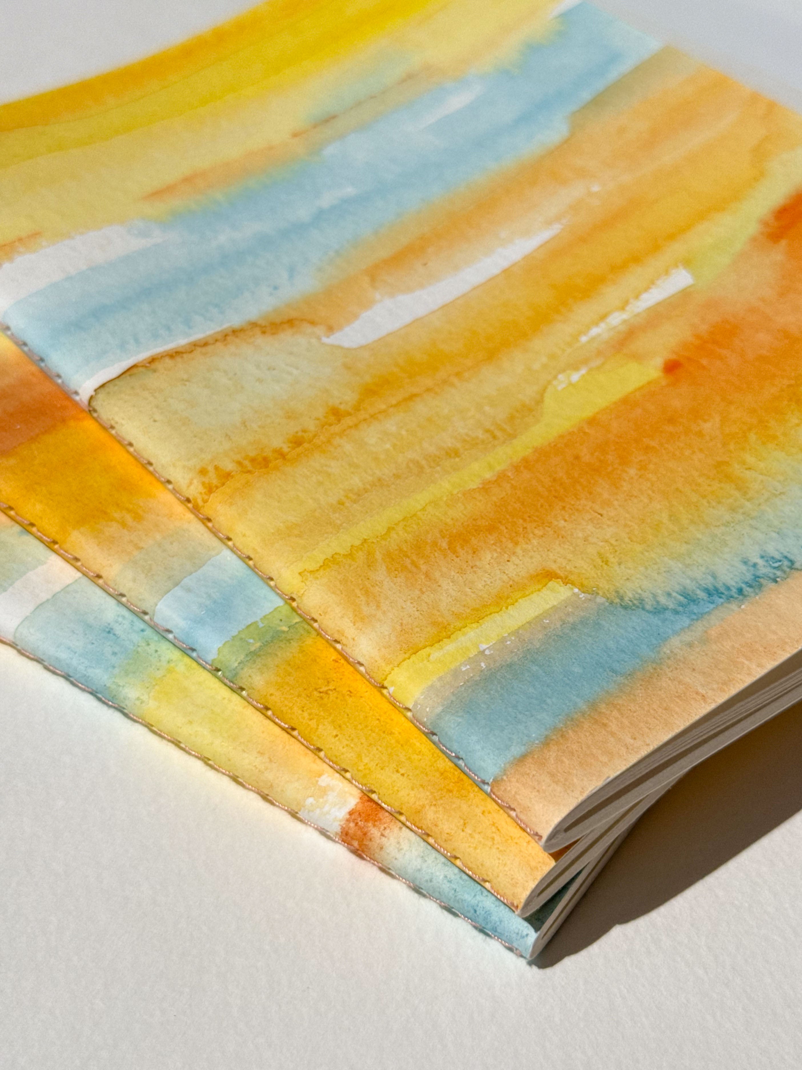 Hand-Painted Soft Cover Notebook – Sunshine