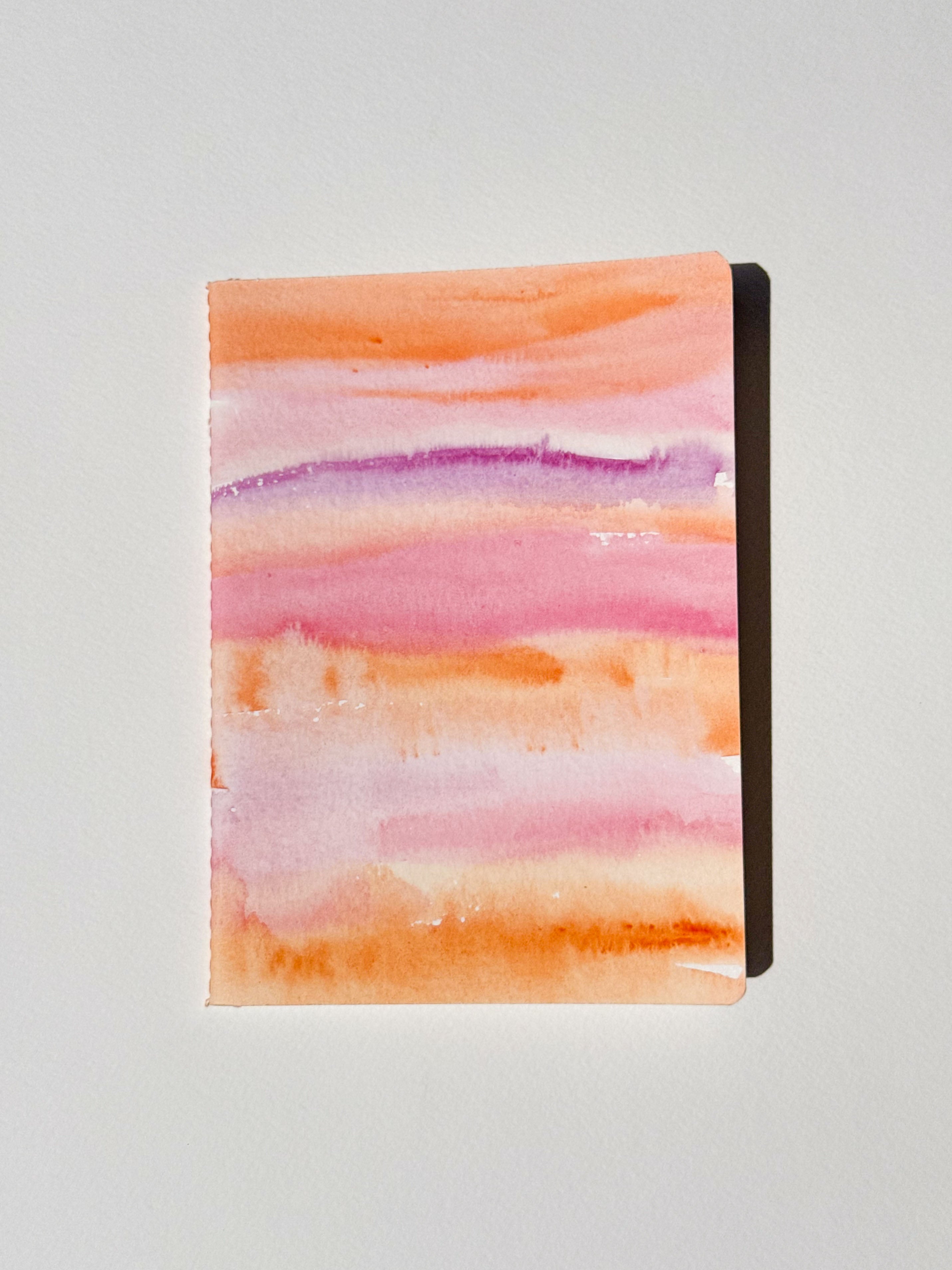 Hand-Painted Soft Cover Notebook – Summer Sky