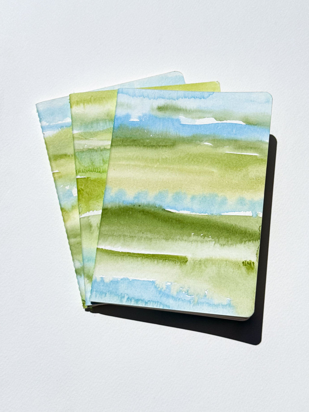 Hand-Painted Soft Cover Notebook – Open Field