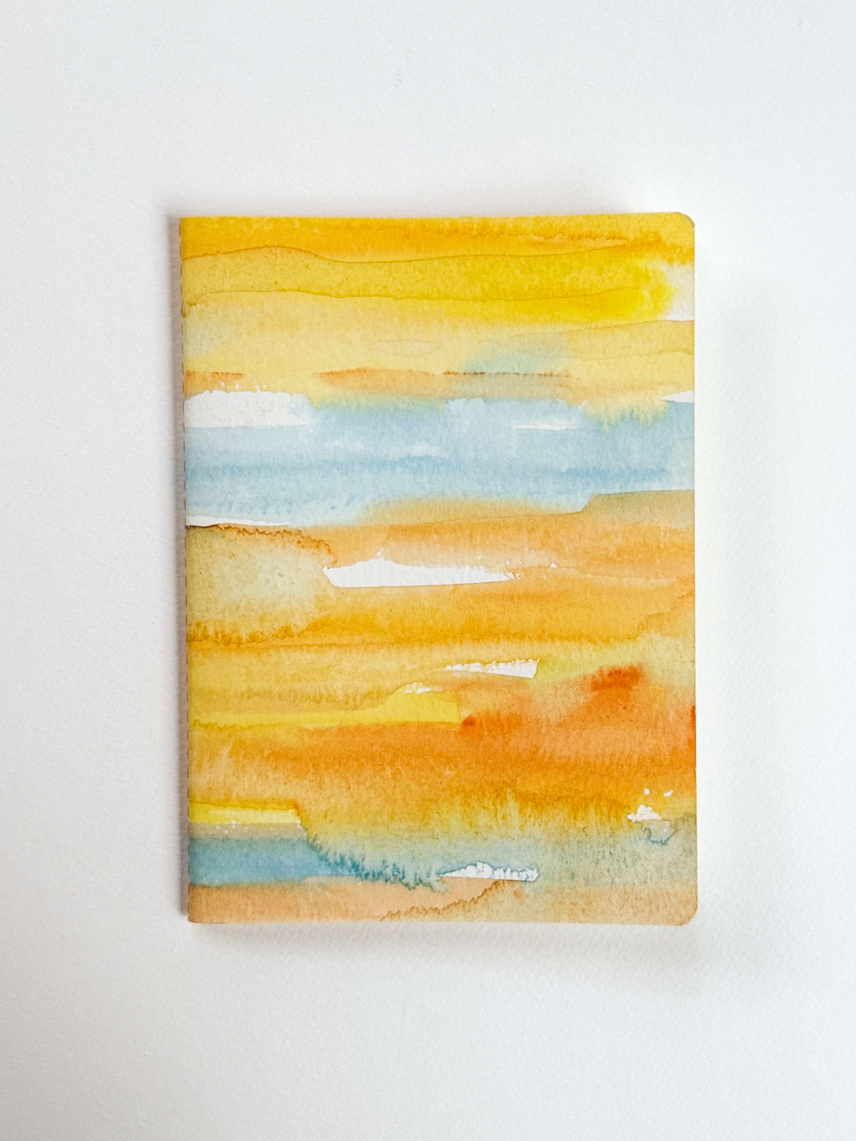 Hand-Painted Soft Cover Notebook – Sunshine