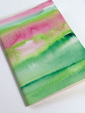 Hand-Painted Soft Cover Notebook – Aurora