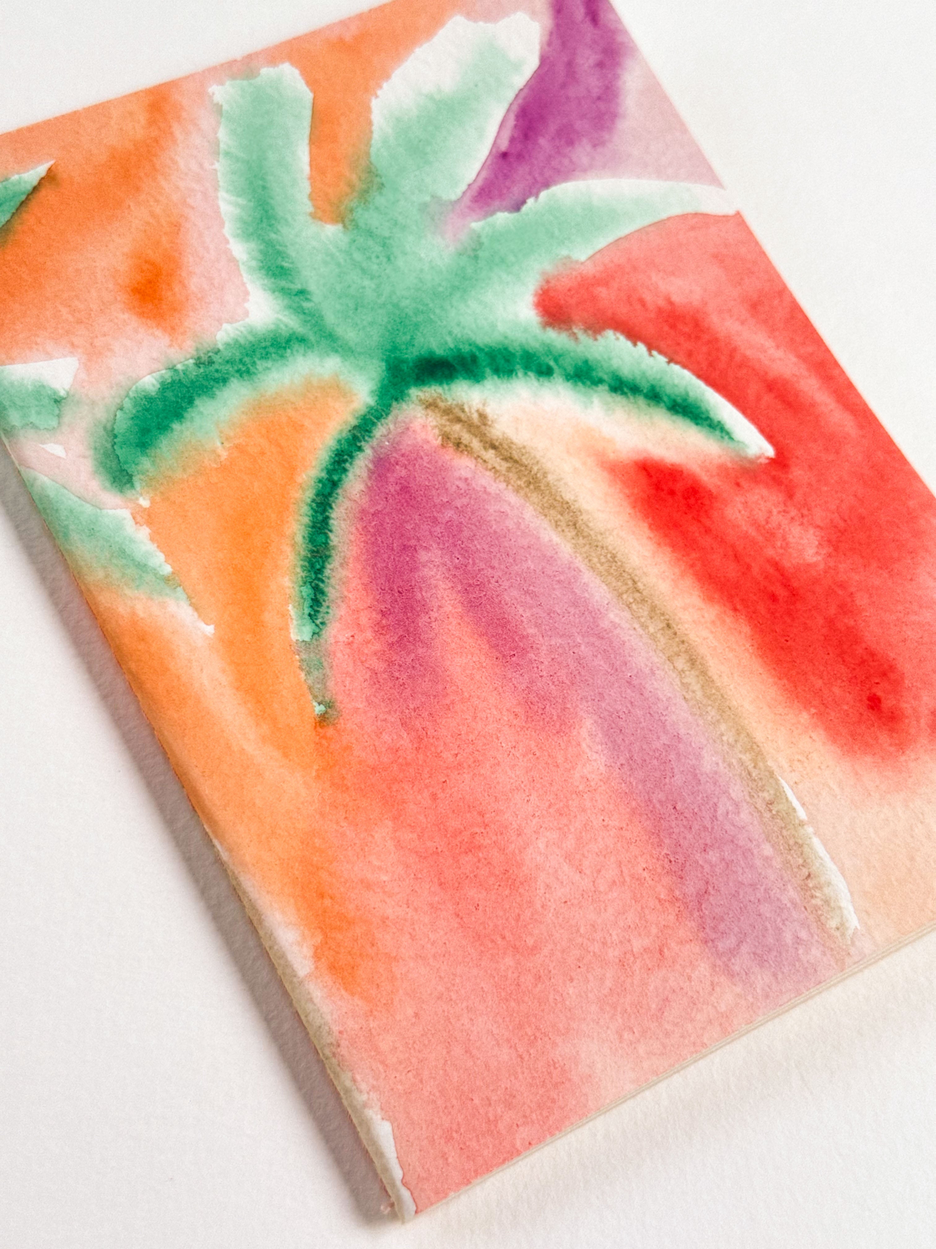 Hand-Painted Soft Cover Notebook – Mojito