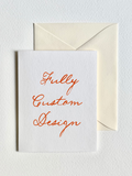 Custom Greeting Card